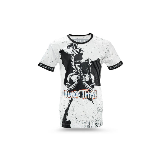 Blegend Nak Muay Dry-fit T-shirt White