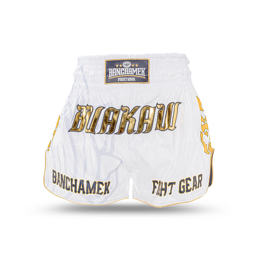 Buakaw Short BSH3 White Gold