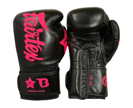 Booster X Fairtex Boxing Gloves BGVB3 Black Pink