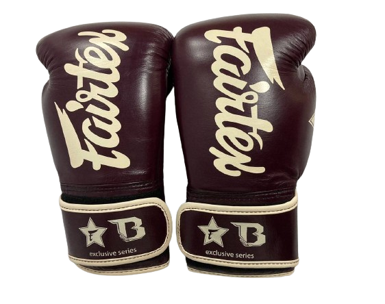 Booster X Fairtex Boxing Gloves BGVB3 Maroon Khaki