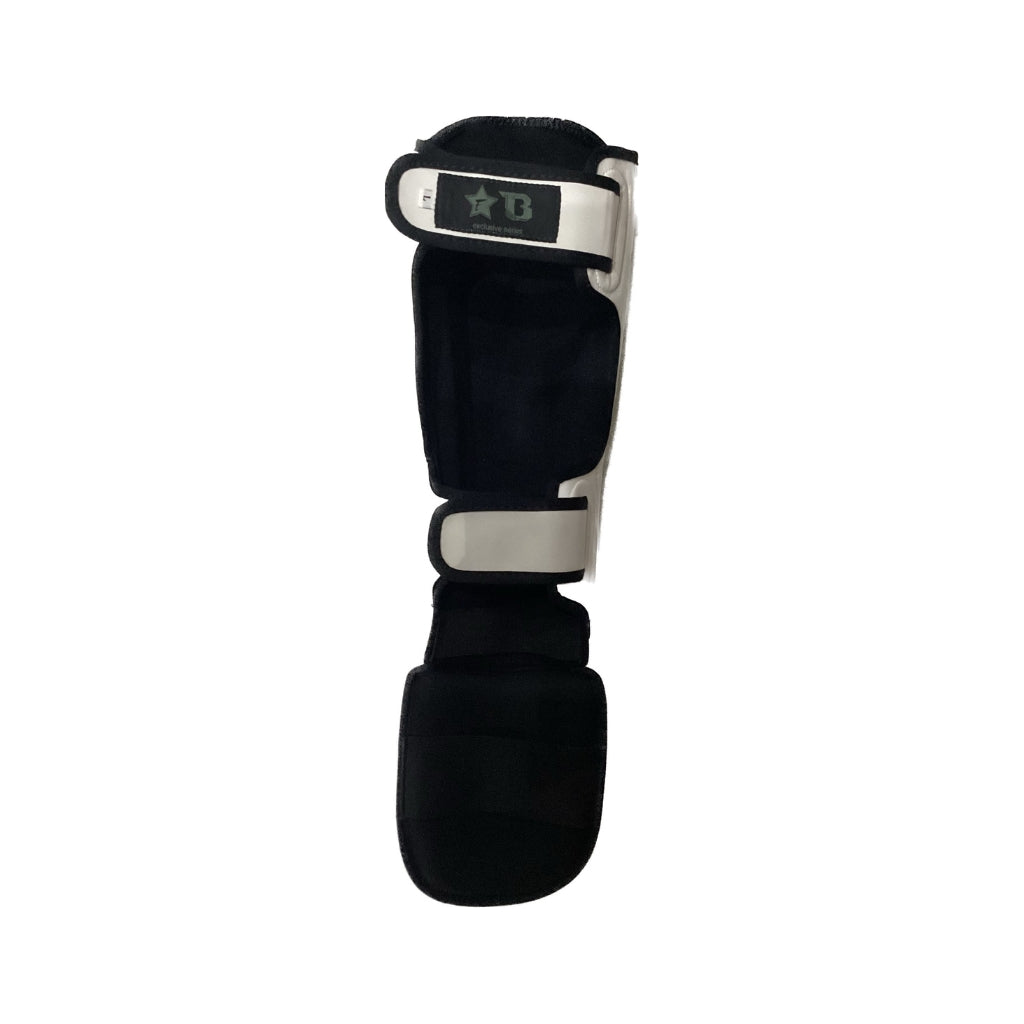 Booster X Fairtex Muay Thai Shin Guards SPB1 White Gold