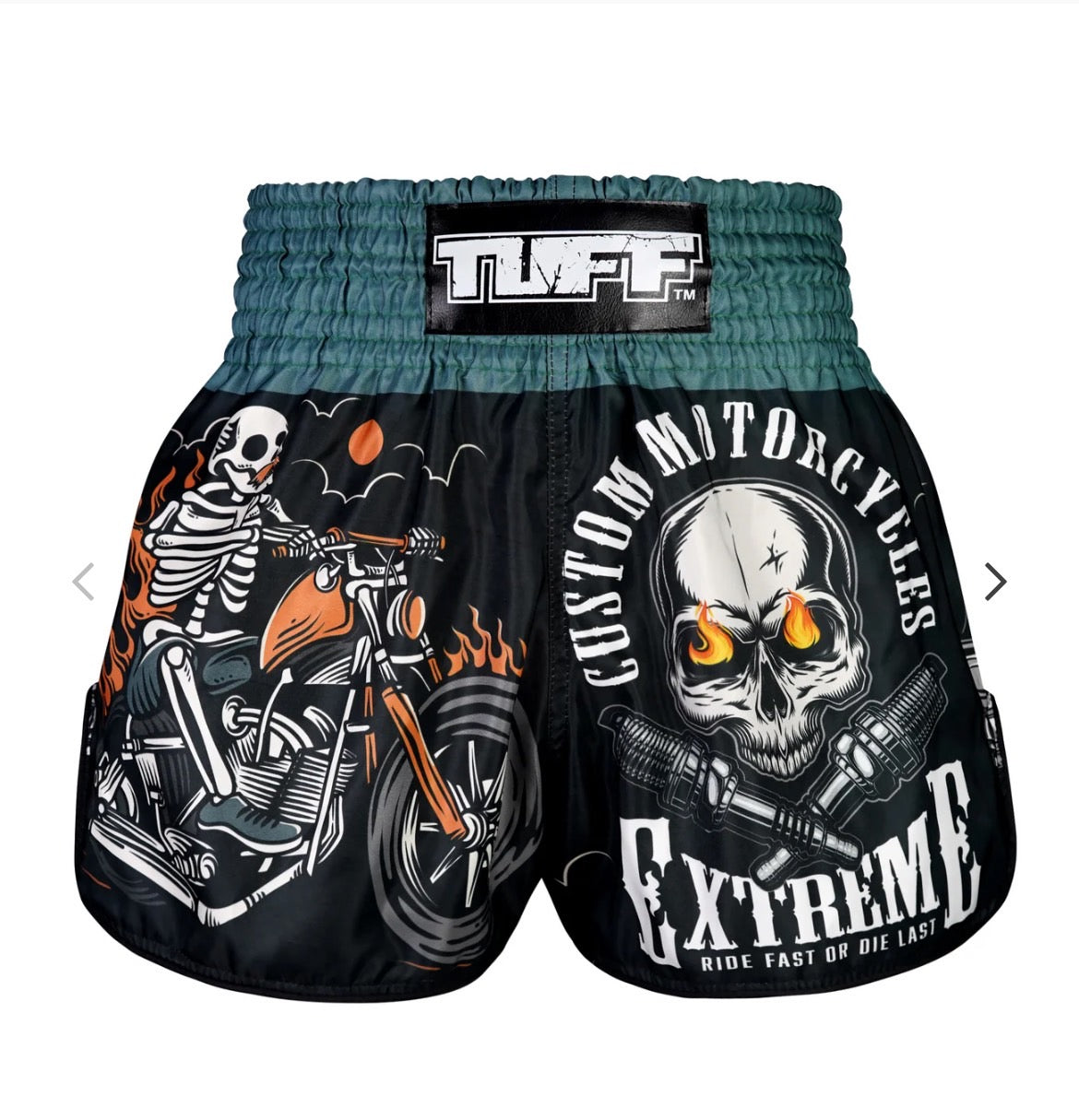 Tuff Muay Thai Shorts Tuf-RMS 109 Black