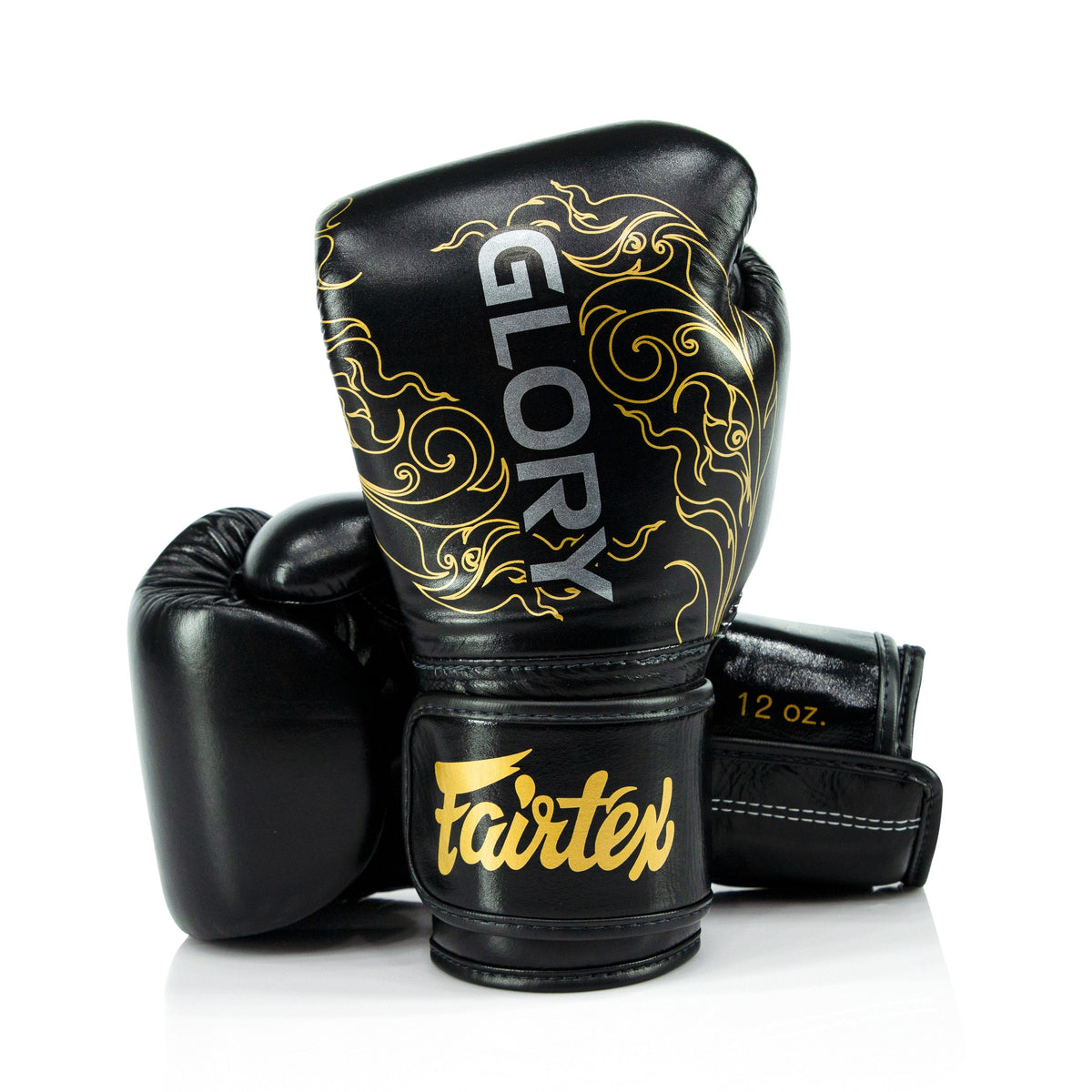 Fairtex Boxing Gloves Glory BGVG3 Valco Black Gold