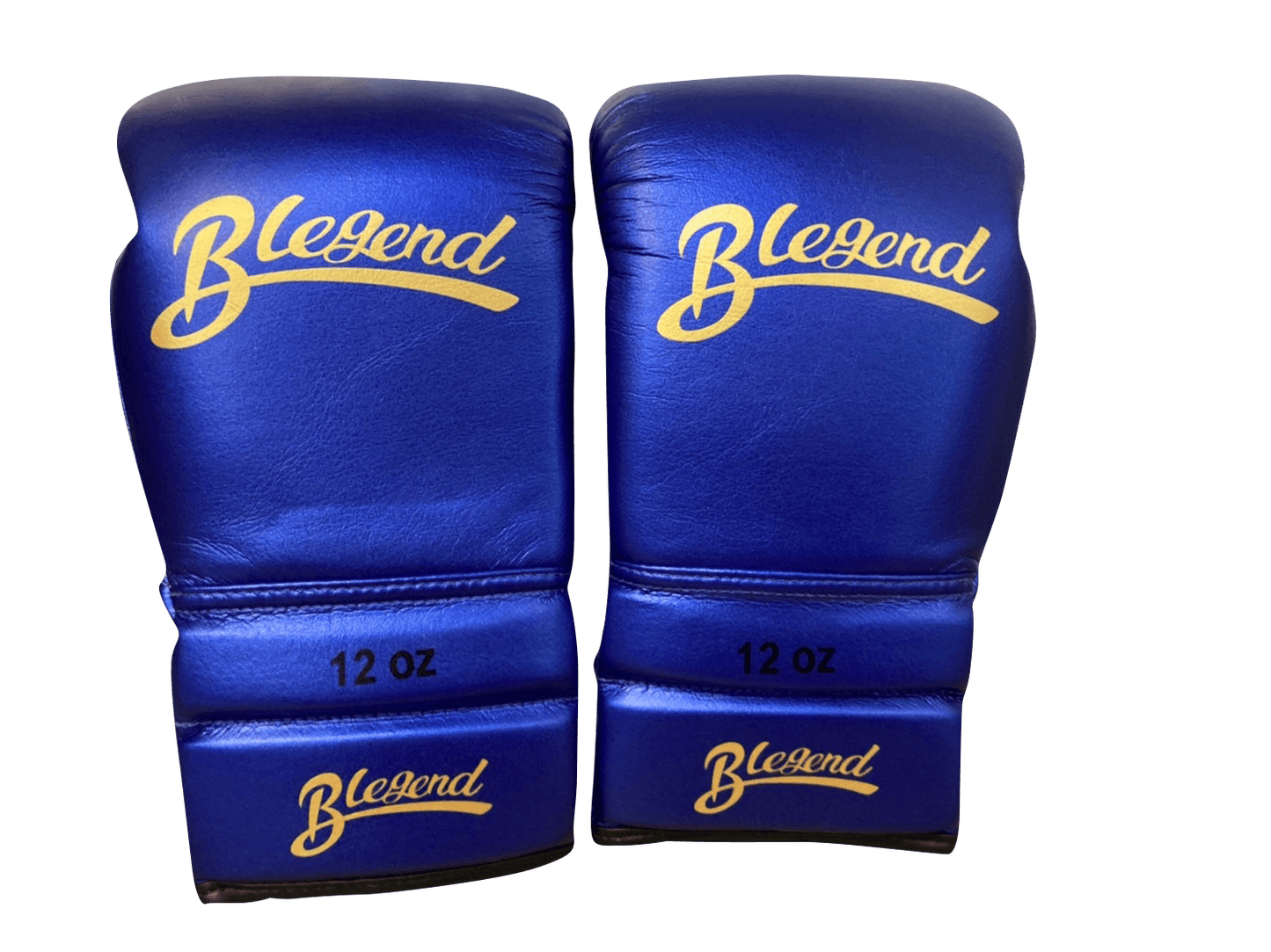 Blegend Boxing Gloves BGLLP Lace Up Shiny Blue
