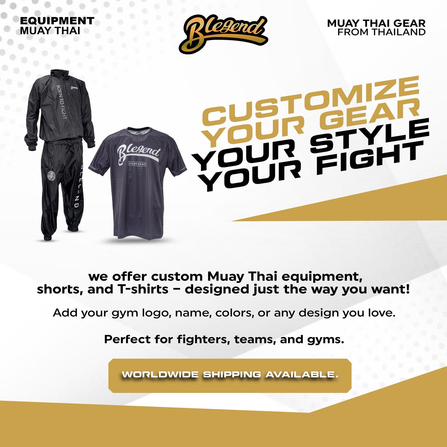 Blegend Muay Thai, Boxing T-shirt Strikers