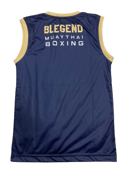 Blegend Muay Thai Singlet Black Yellow