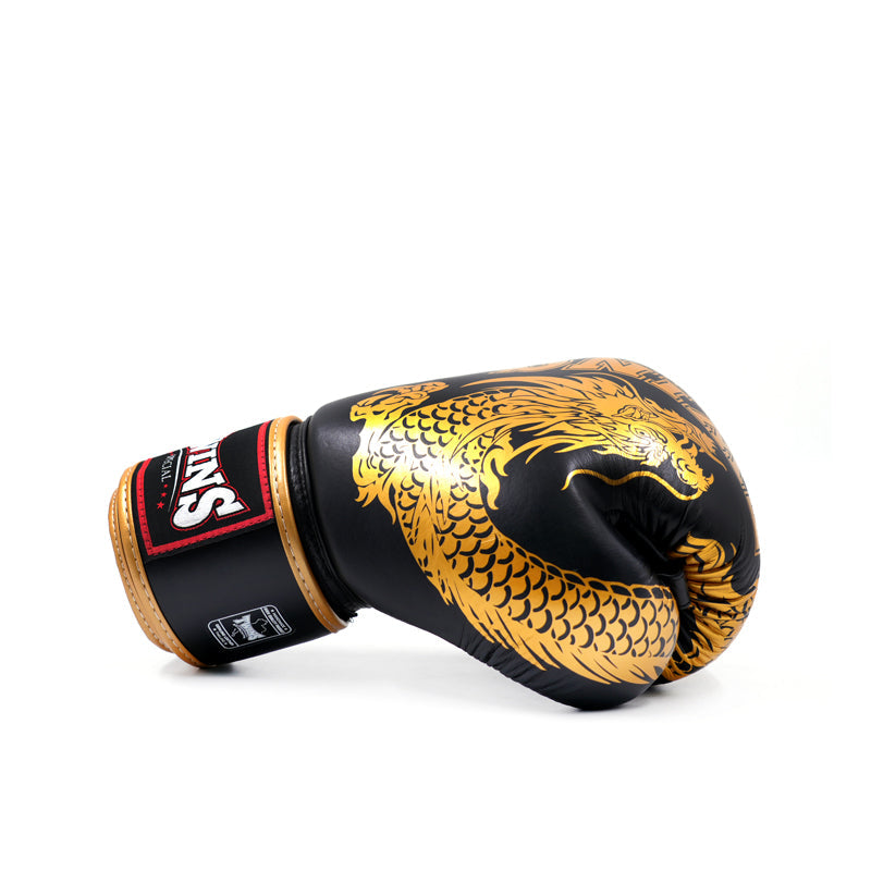 Twins Special Fancy FBGVL4-49 GOLD/BLACK BOXING GLOVES