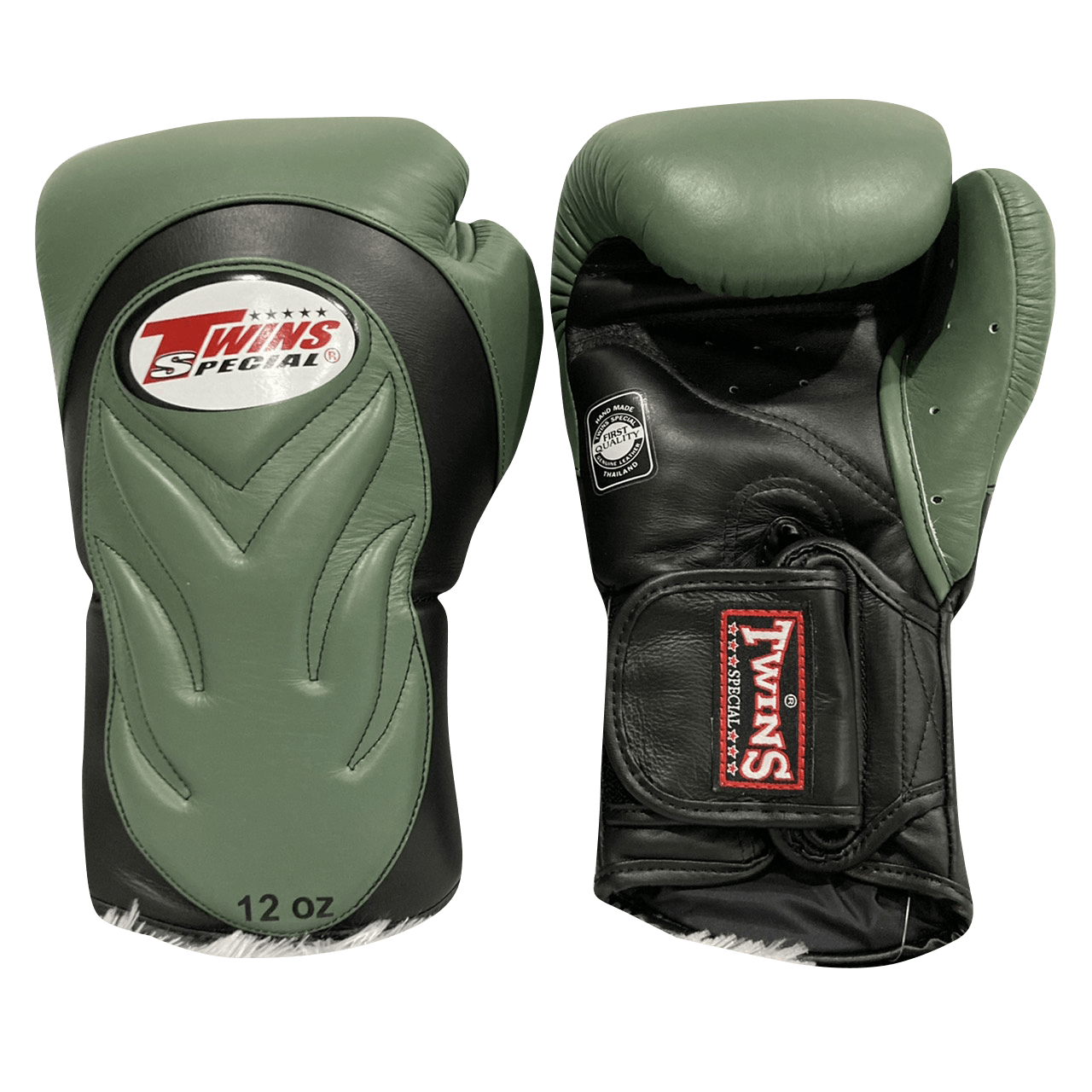 Twins Special BGVL6 Black Olive Boxing Gloves