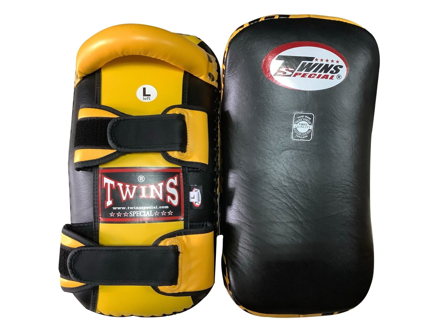 Twins Special KPL10 Black/Yellow Kicking Pads