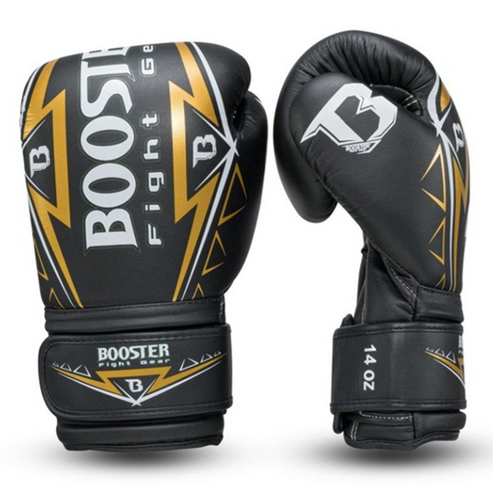 Booster Boxing Gloves WAR SERIES Black Gold