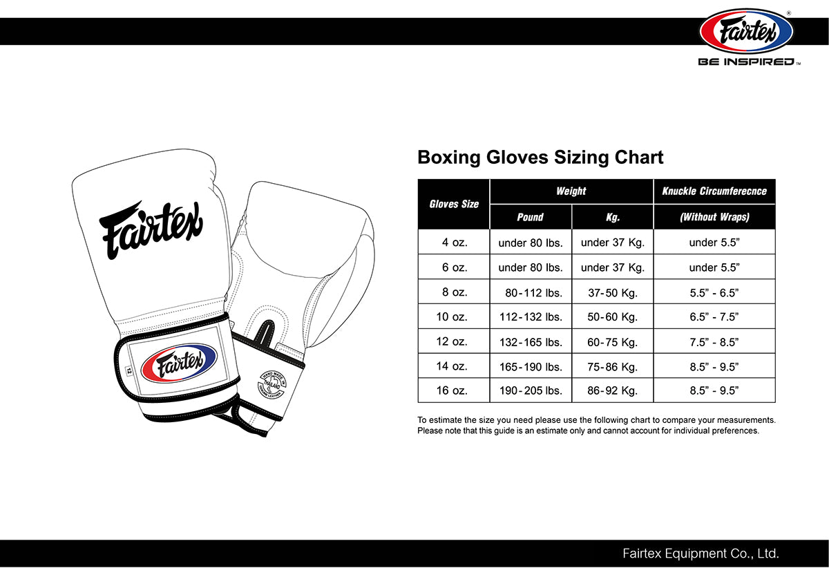 Fairtex Boxing Gloves BGVG1 "GLORY White