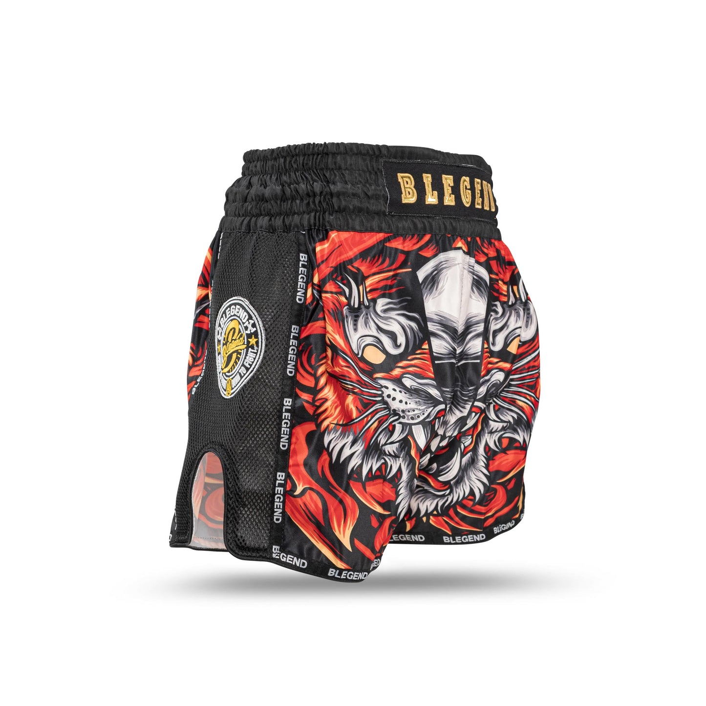 Blegend Muay Thai Short Bado Red