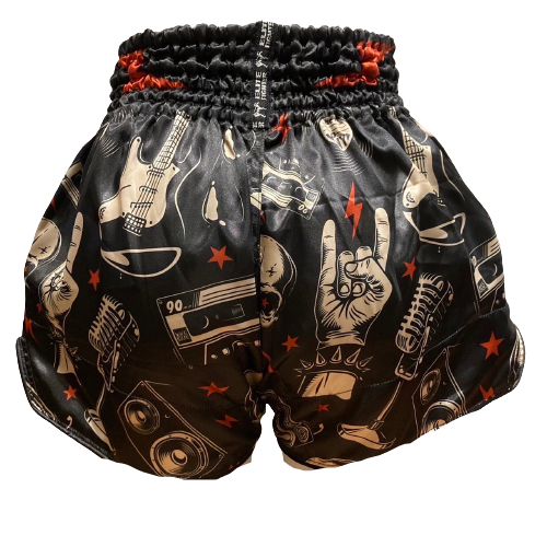 Blegend Boxing Shorts Black Skull