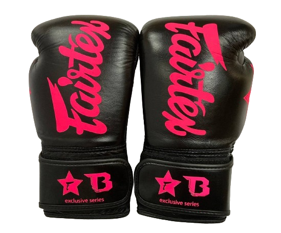 Booster X Fairtex Boxing Gloves BGVB3 Black Pink