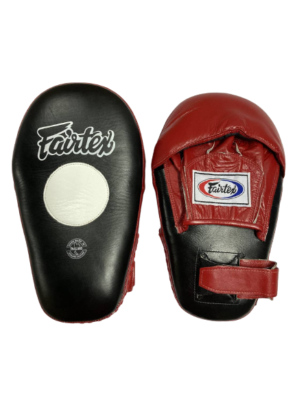 Fairtex Focus, Hybrid Mitts Pro Angular  FMV8 Black Red