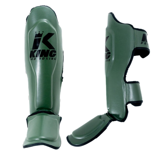 King Pro Shin Guards  KPB-SG4 Olive