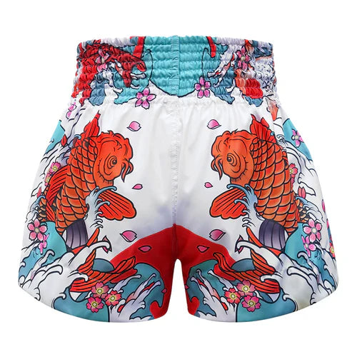 Tuff Muay Thai Shorts TUF-MS637 WHT