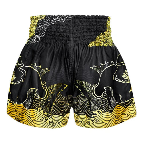 Tuff Muay Thai Shorts TUF-MS654 BLK