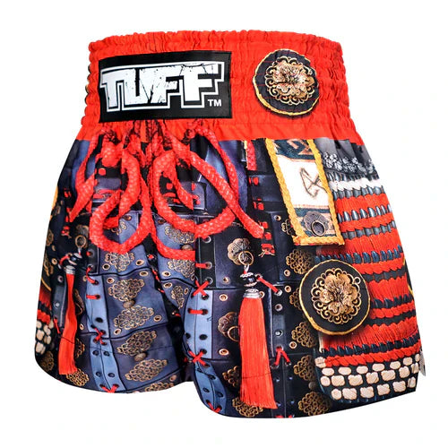 Tuff Muay Thai Shorts TUF-MS657-Red