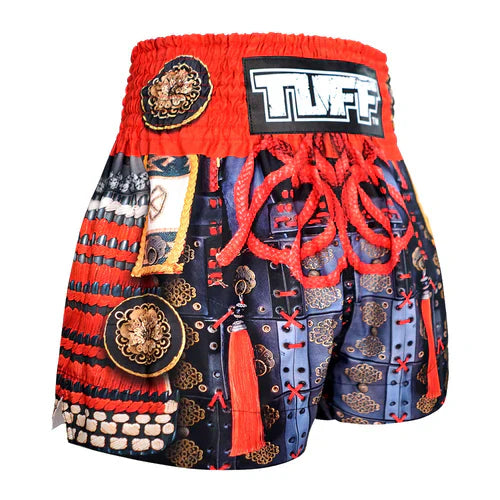 Tuff Muay Thai Shorts TUF-MS657-Red