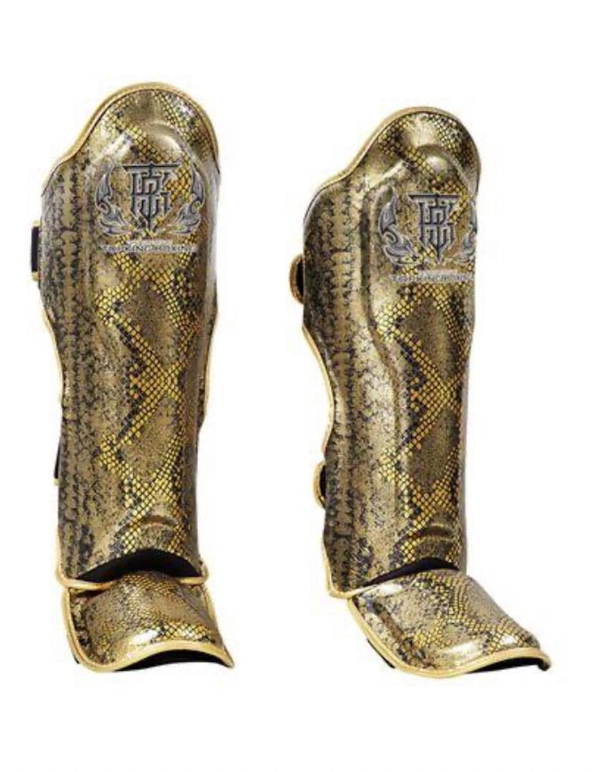 Top King Shinguards Snake TKSGSS 02 Black Gold