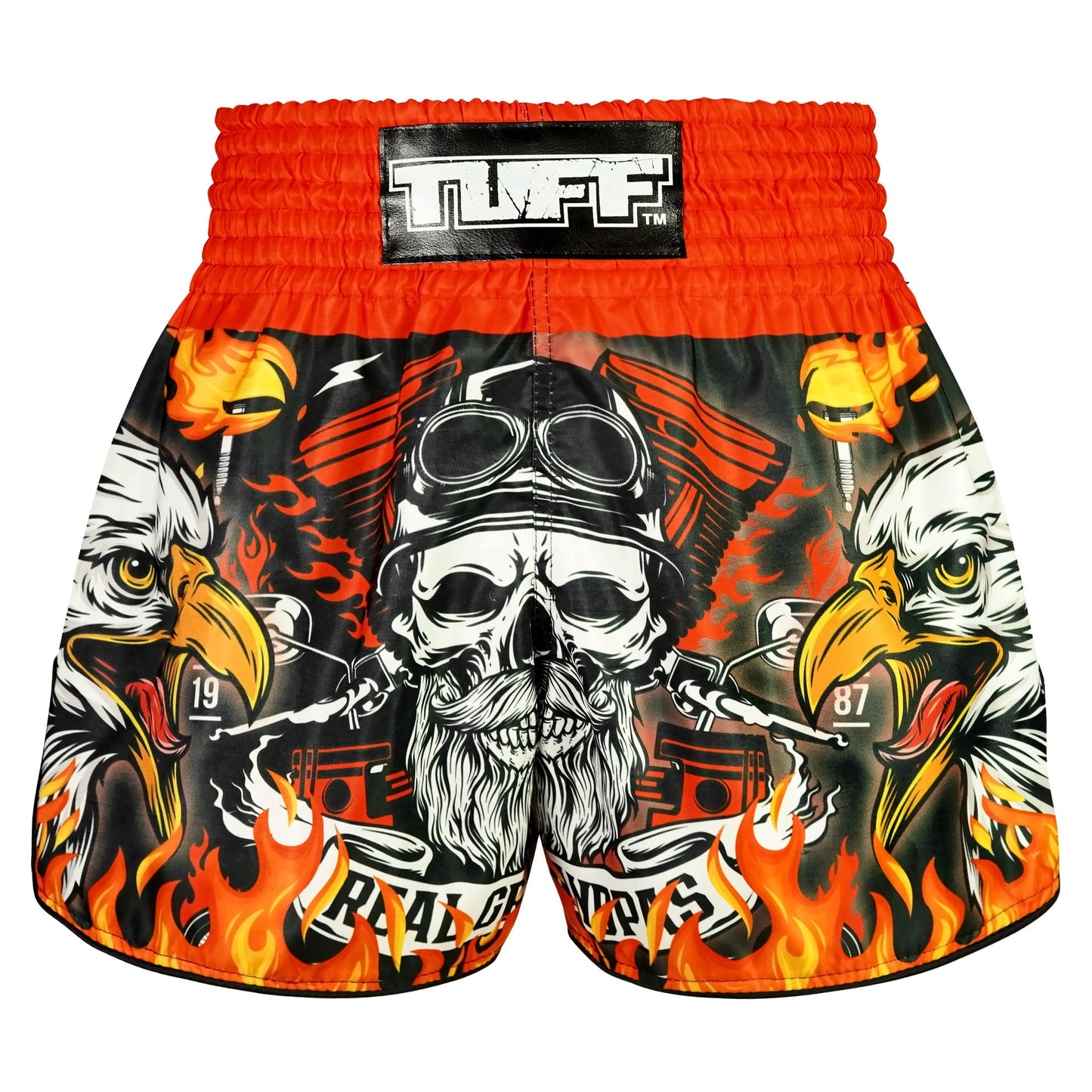 Tuff Muay Thai Shorts TUF-RMS108 Red