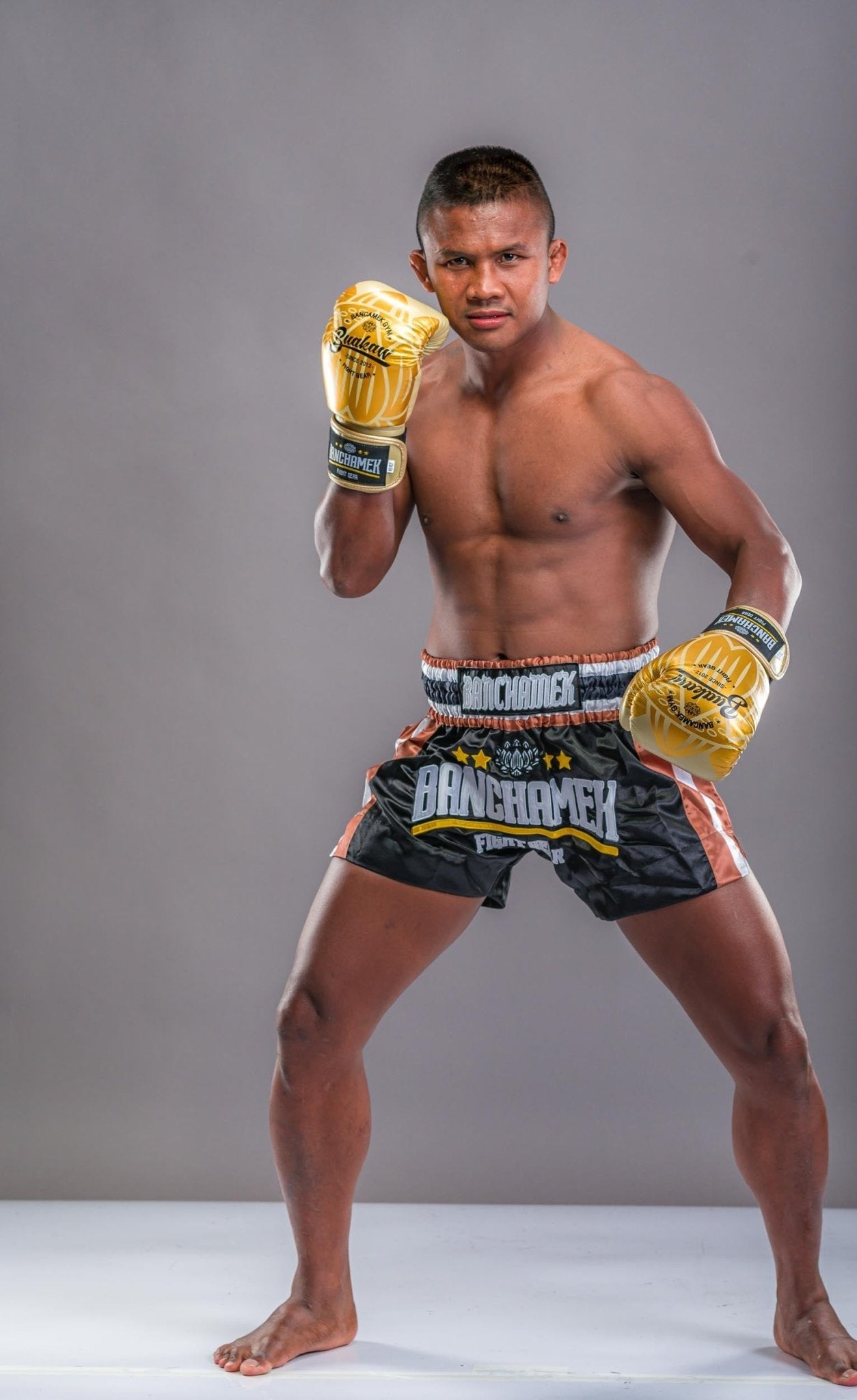 banchamek fight gear Buakaw Boxing Gloves BGL-GL3 Gold – Superexportshop Wholesale