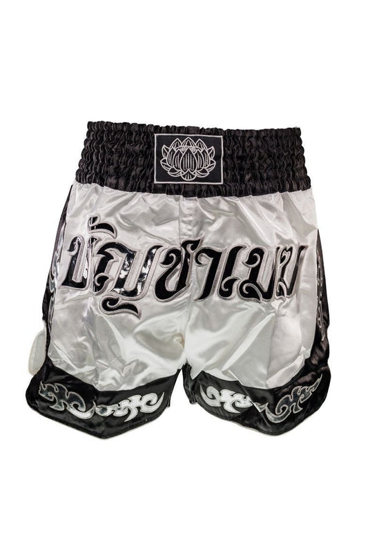 Buakaw Shorts BFG3-1 WHITE BLACK