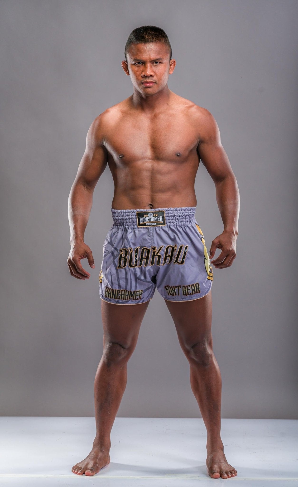 Buakaw Shorts BSH5 SILVER GOLD Buakaw