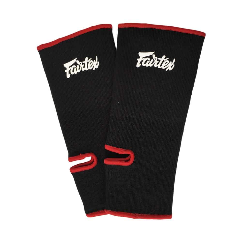 Fairtex Ankleguards AS1 black/red Fairtex