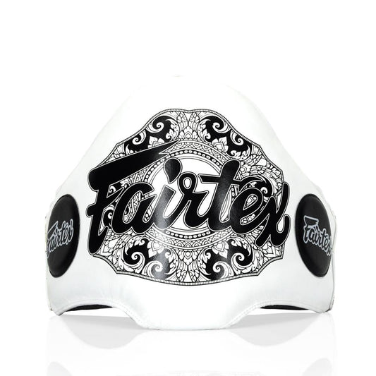 Fairtex Belly Pad Leathe BPV2 White