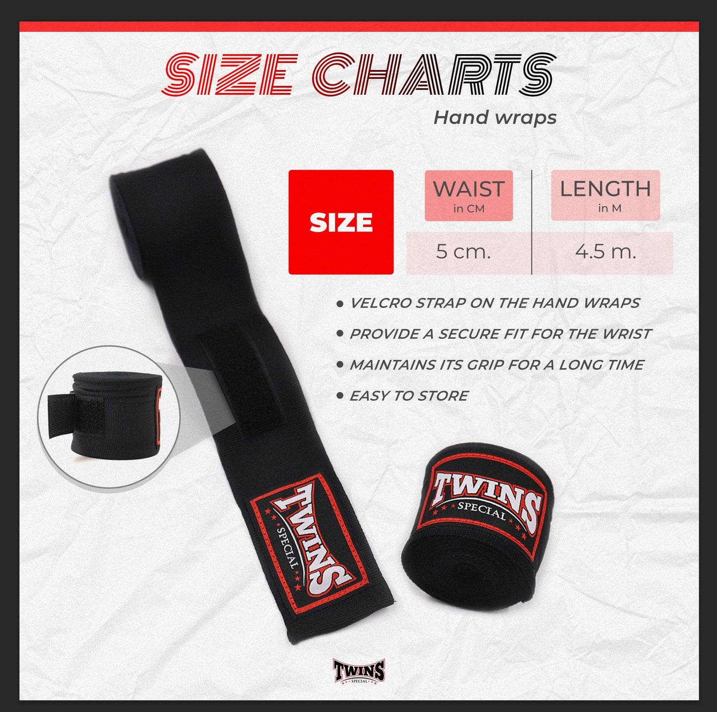 Twins Special Handwraps CH5 Gold