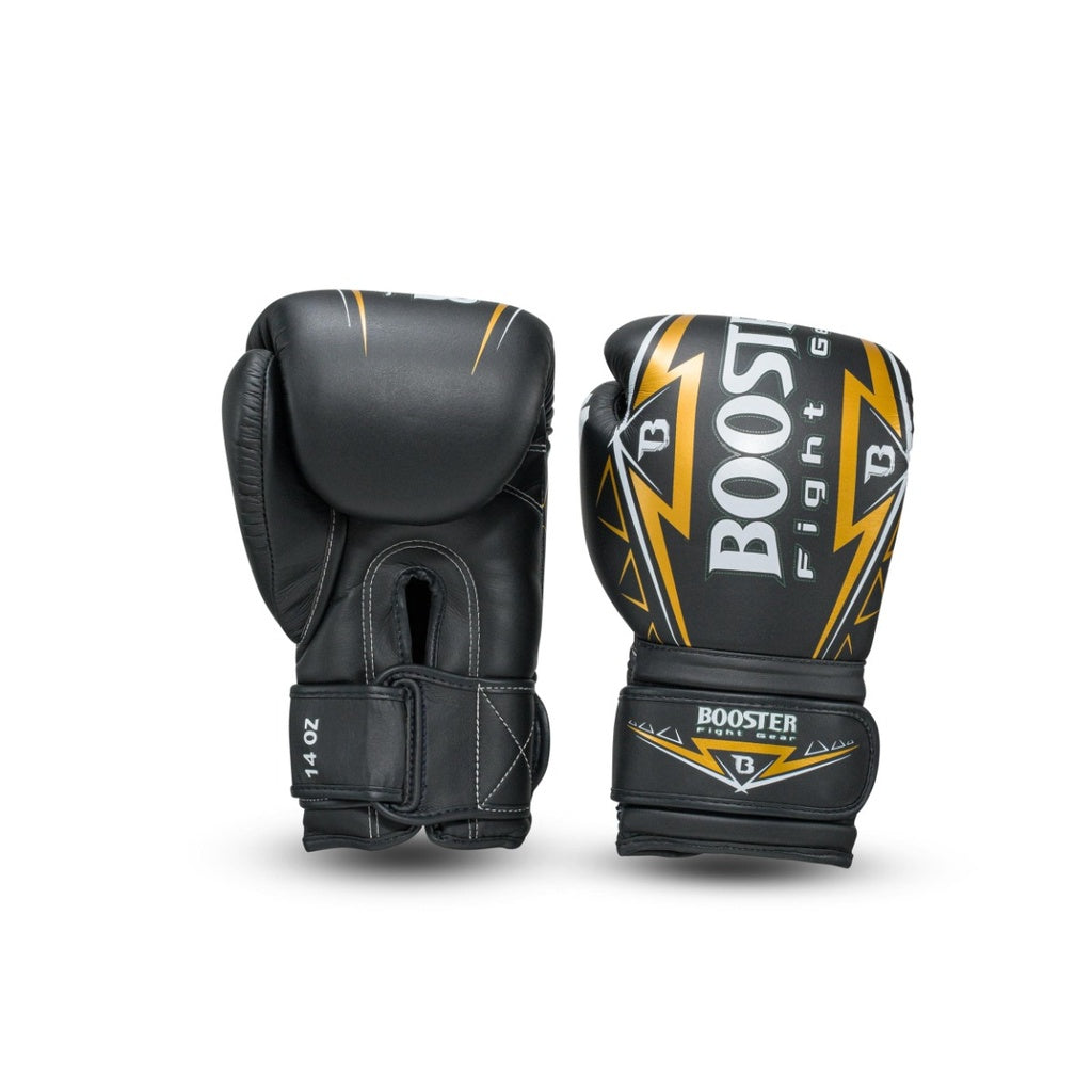 Booster Boxing Gloves WAR SERIES Black Gold