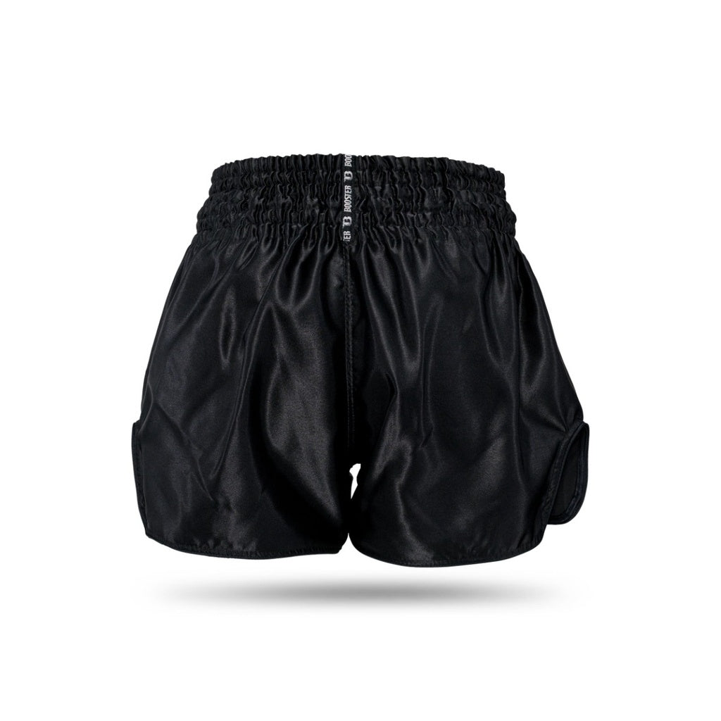Booster Fight Gear Boxing Shorts TBT Thunder Black White
