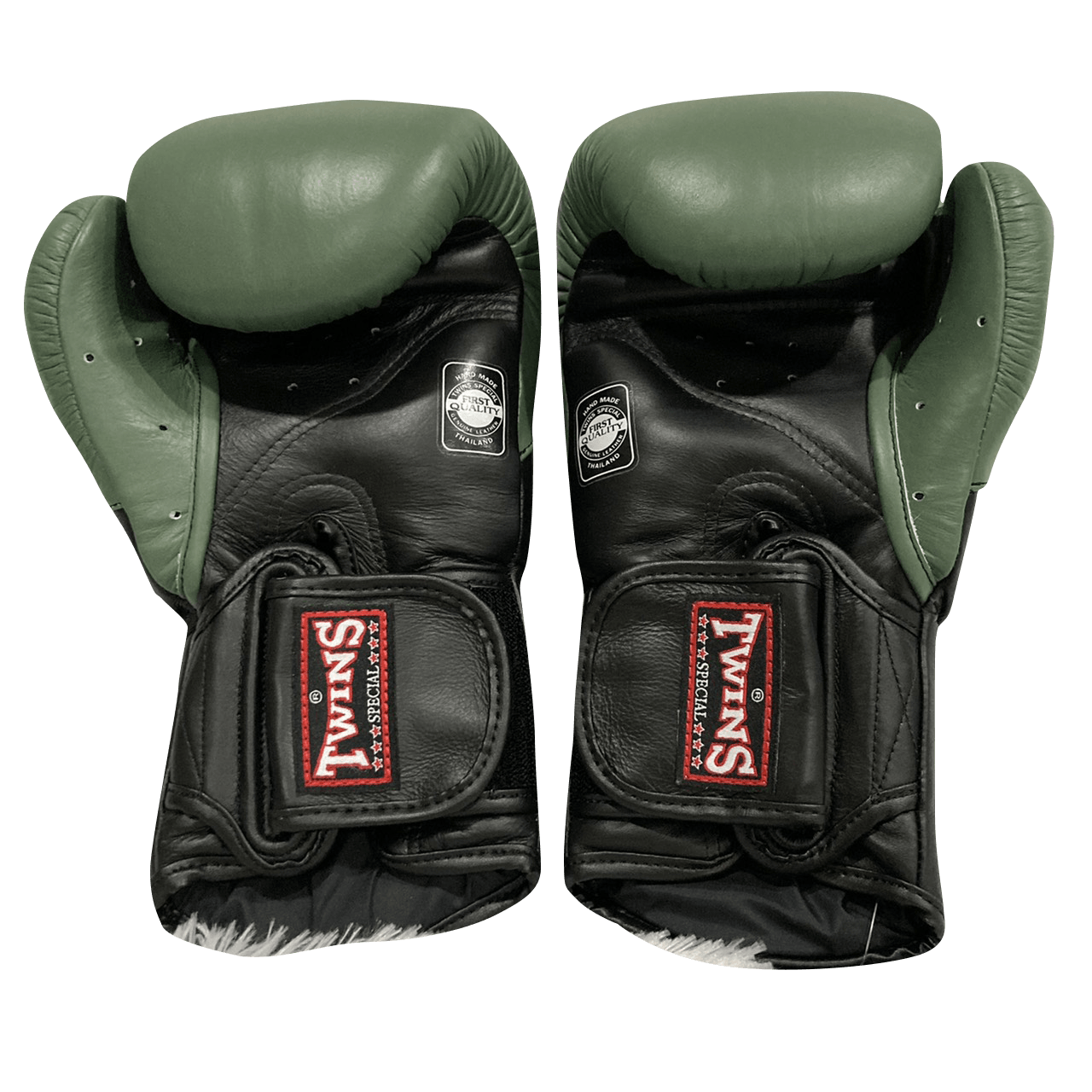 Twins Special Boxing Gloves BGVL6 Black Olive - SUPER EXPORT SHOP