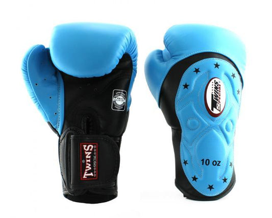 Twins Special BGVL6 MK BLACK/ LIGHT BLUE BOXING GLOVES