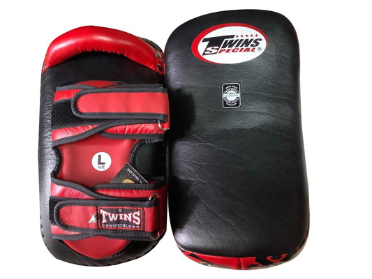 Twins Special Kicking Pads KPL12 Black/Red