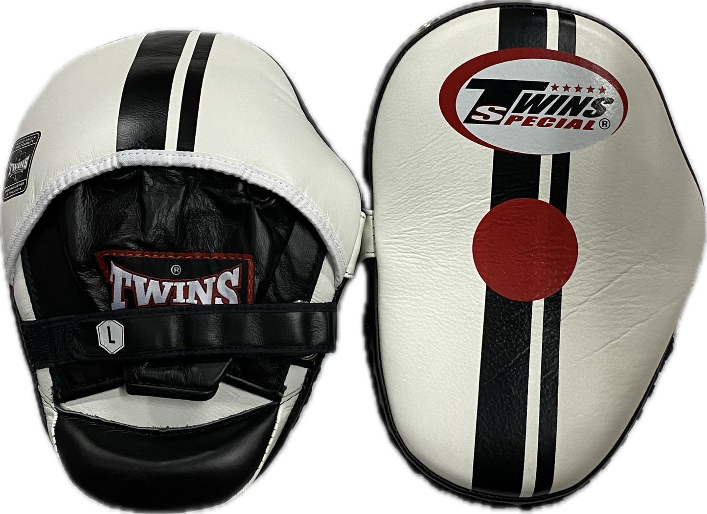 Twins Special PML14 Focus Mitts White Black