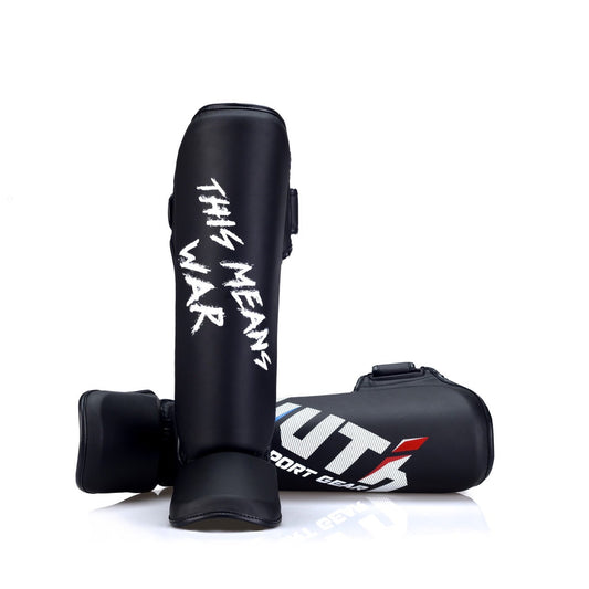 Yuth Shinguards Warrior Semileather Black