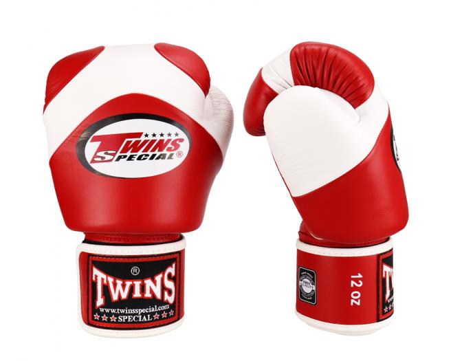 Twins Special Boxing Gloves BGVL13 Red White - SUPER EXPORT SHOP