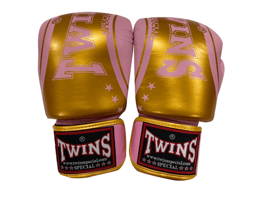 Twins Special BOXING GLOVES FBGVL3-TW4 Pink Gold - SUPER EXPORT SHOP