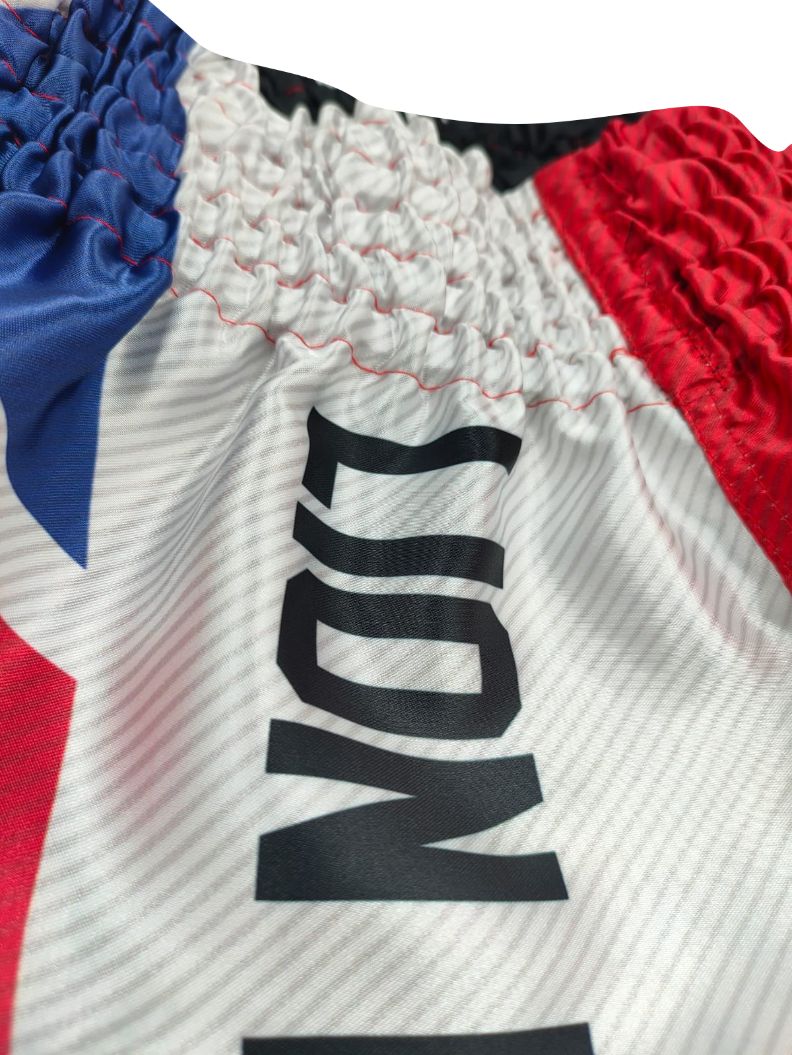 Yuth Sport Gear Muay Thai Shorts UK Blue - SUPER EXPORT SHOP